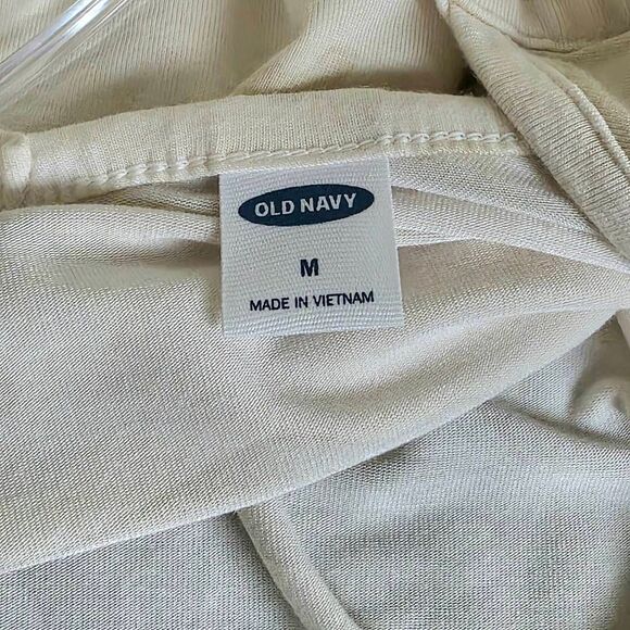 Old Navy Beige Camo Print Tank Top M - Picture 3 of 4